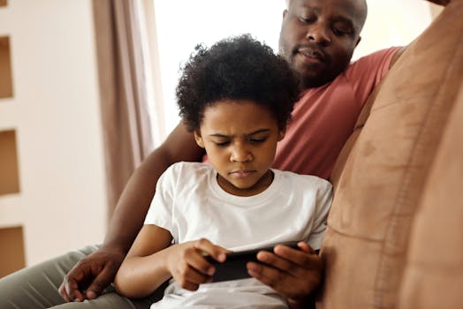 kids playing a communication game