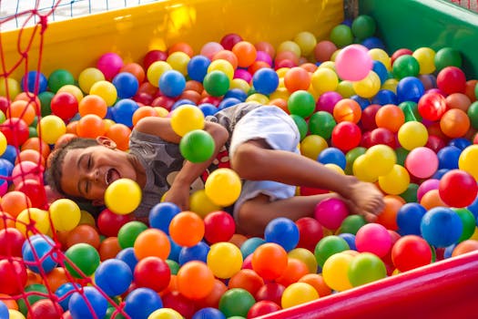 engaged children playing a game