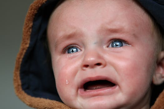 child showing signs of frustration