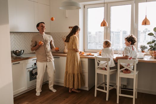 parents engaging with children in role-play