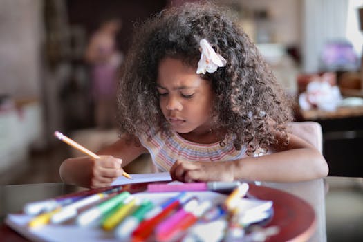 kids engaging in art activities