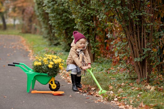 children planting trees