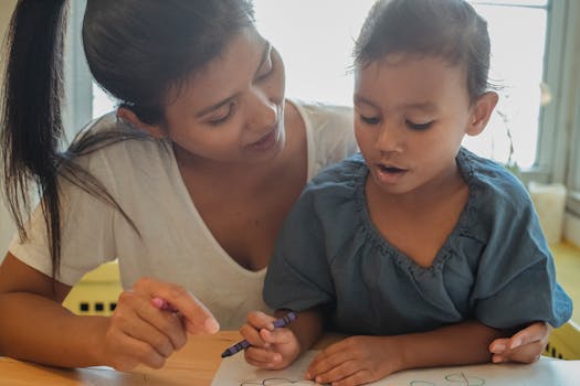 Parent engaging in empathetic communication with child