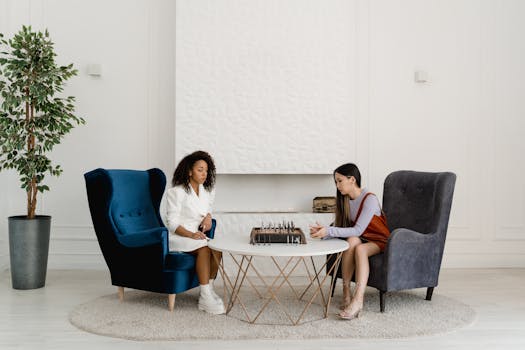 family playing board games