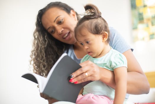 family storytelling together