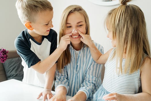 family enjoying quality time