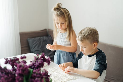 family enjoying food together