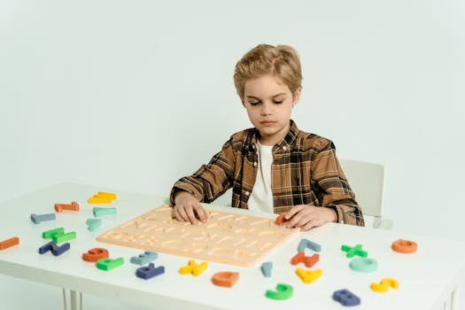 hands-on learning activity with kids