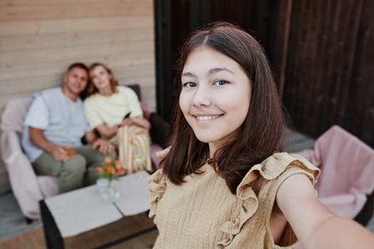 teen discussing peer pressure scenarios with parents