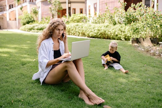 Children using tablets and technology