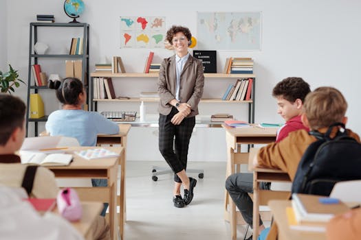 a child smiling confidently in a group setting