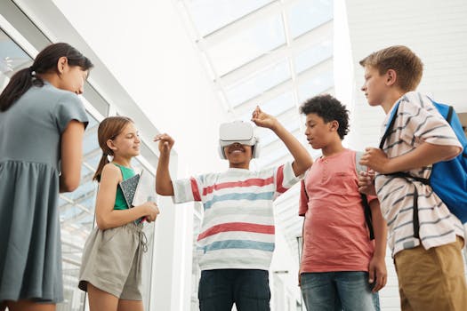 a group of children playing together