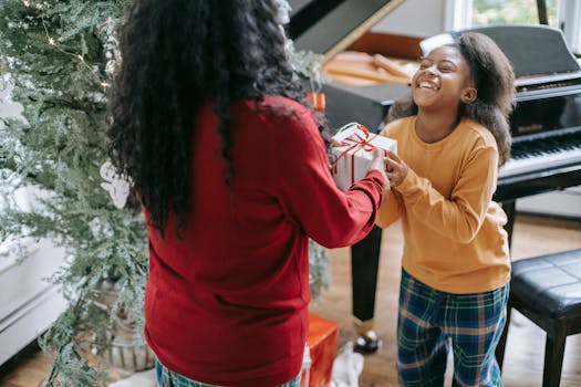 happy child receiving praise